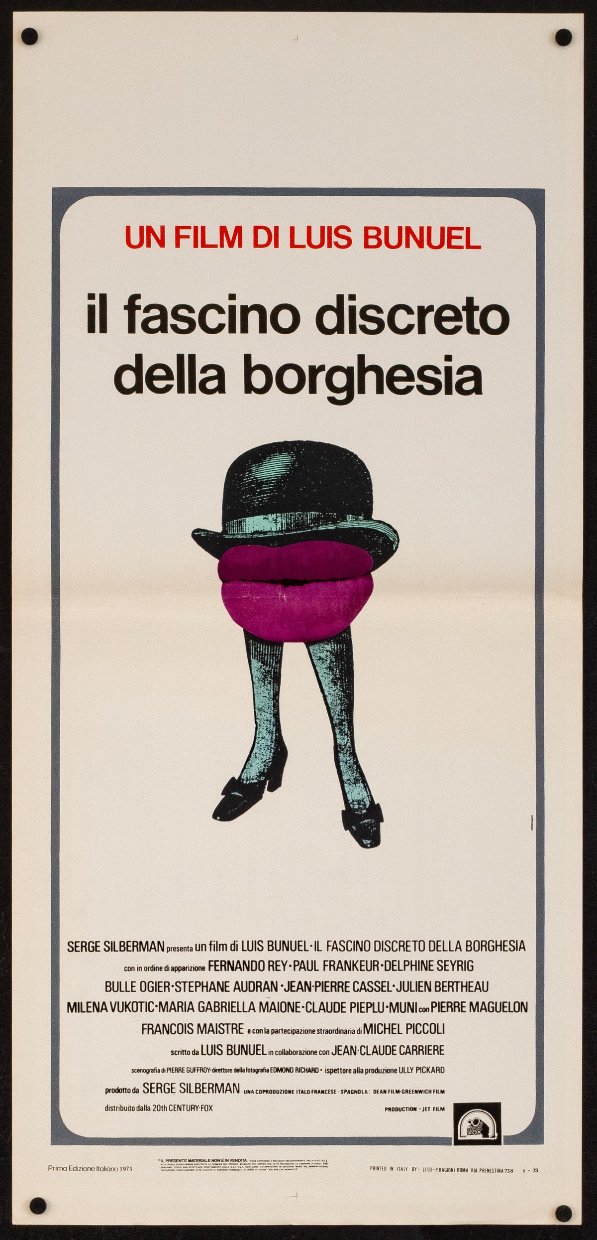 The Discreet Charm of the Bourgeoisie Original Vintage Movie Poster