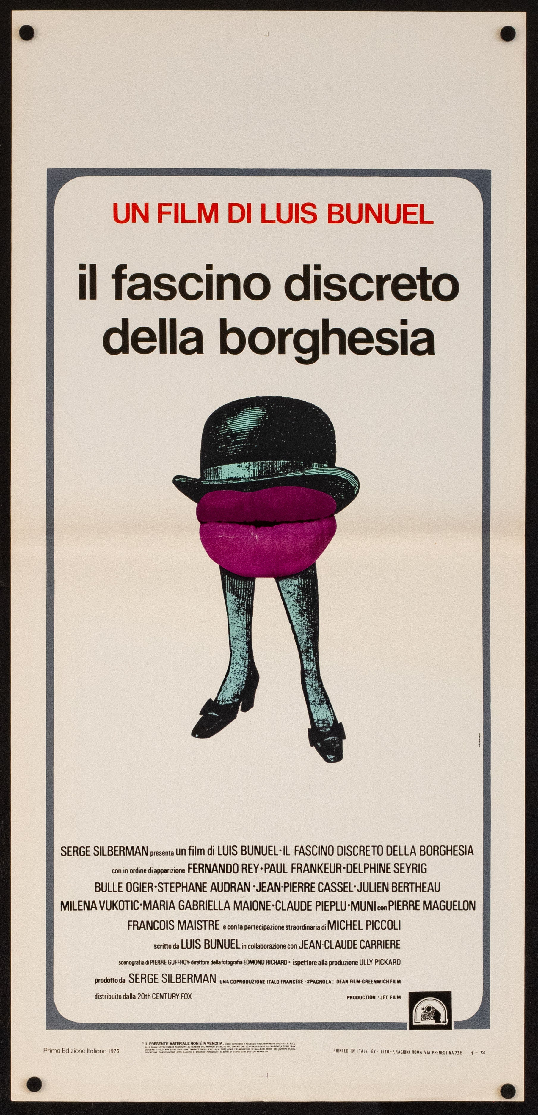 The Discreet Charm of the Bourgeoisie Original Vintage Movie Poster