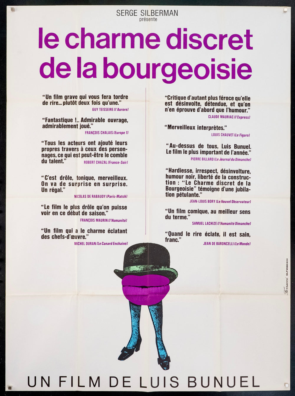 The Discreet Charm of the Bourgeoisie Original Vintage Movie Poster