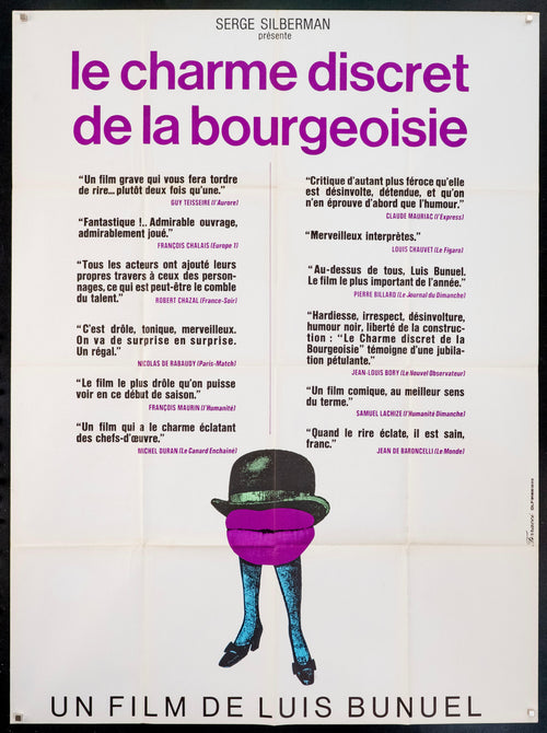 The Discreet Charm of the Bourgeoisie Original Vintage Movie Poster