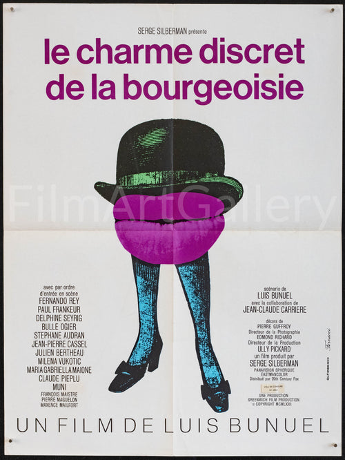 The Discreet Charm of the Bourgeoisie Original Vintage Movie Poster