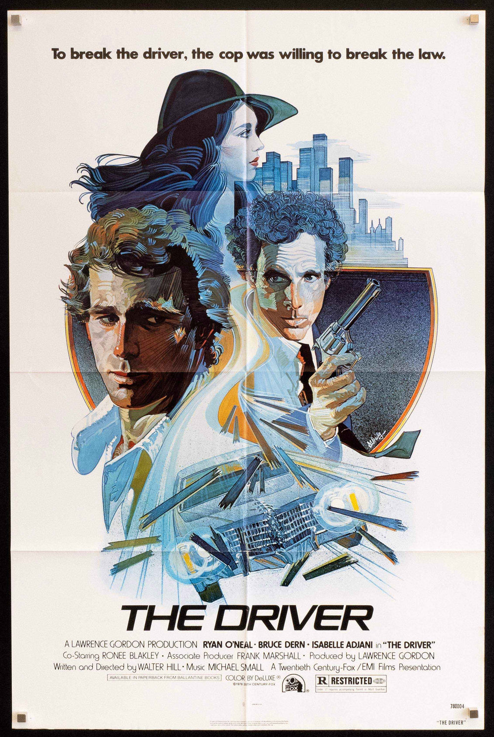 The Driver Original Vintage Movie Poster