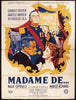 The Earrings of Madame de... Original Vintage Movie Poster