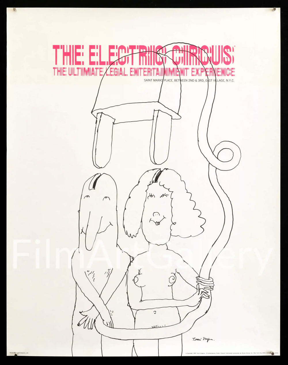 The Electric Circus Original Vintage Movie Poster