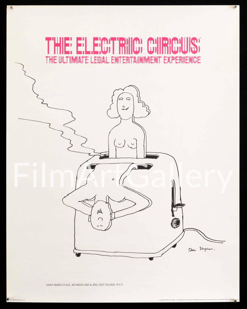 The Electric Circus Original Vintage Movie Poster