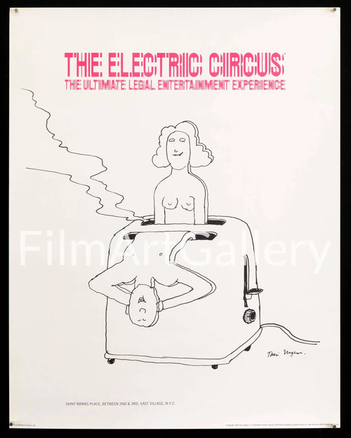 The Electric Circus Original Vintage Movie Poster