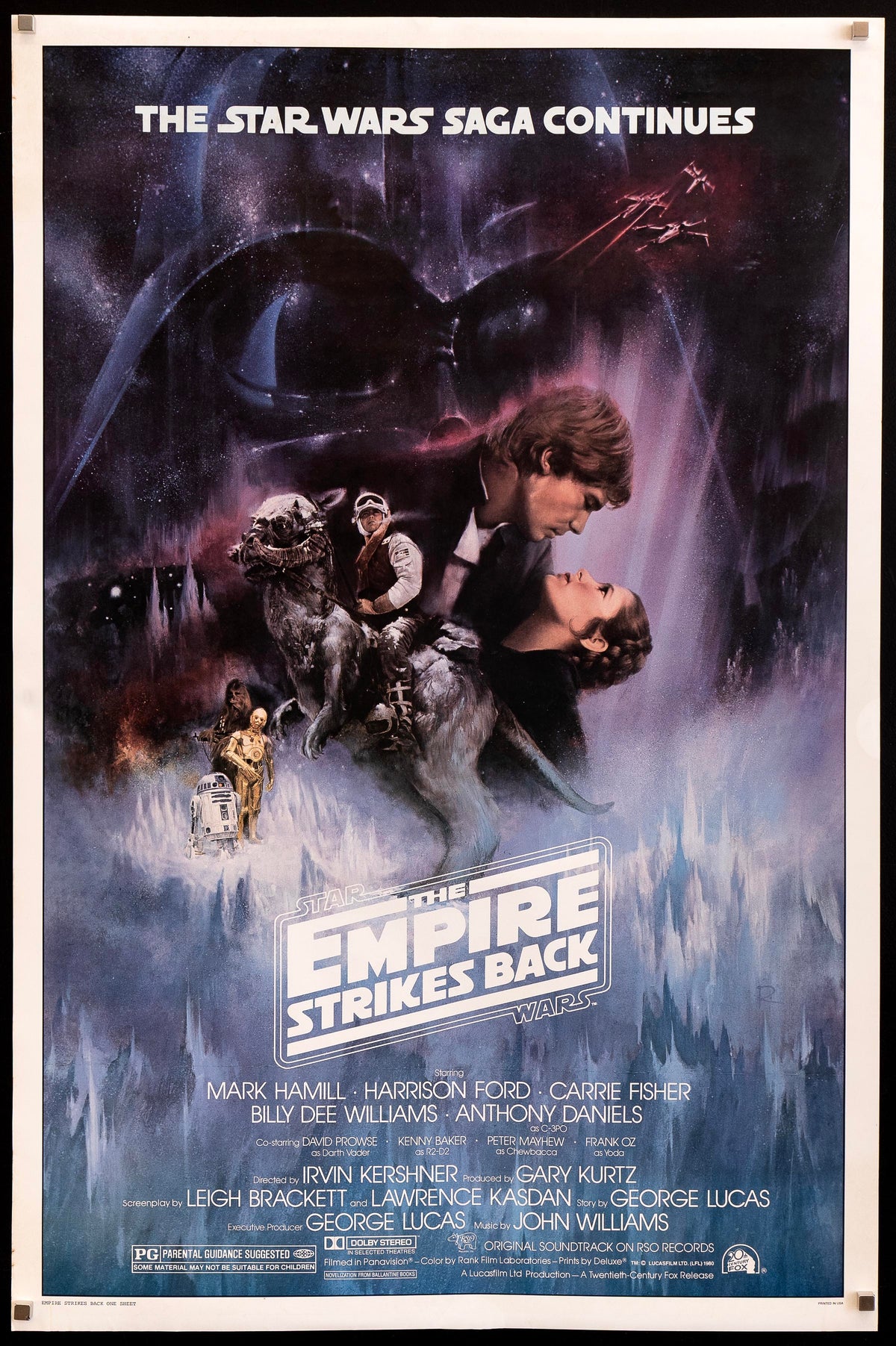 The Empire Strikes Back 1 Sheet (27x41) Original Vintage Movie Poster