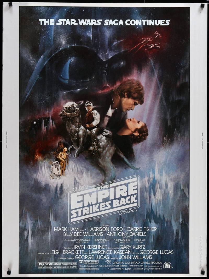 The Empire Strikes Back 30x40 Original Vintage Movie Poster