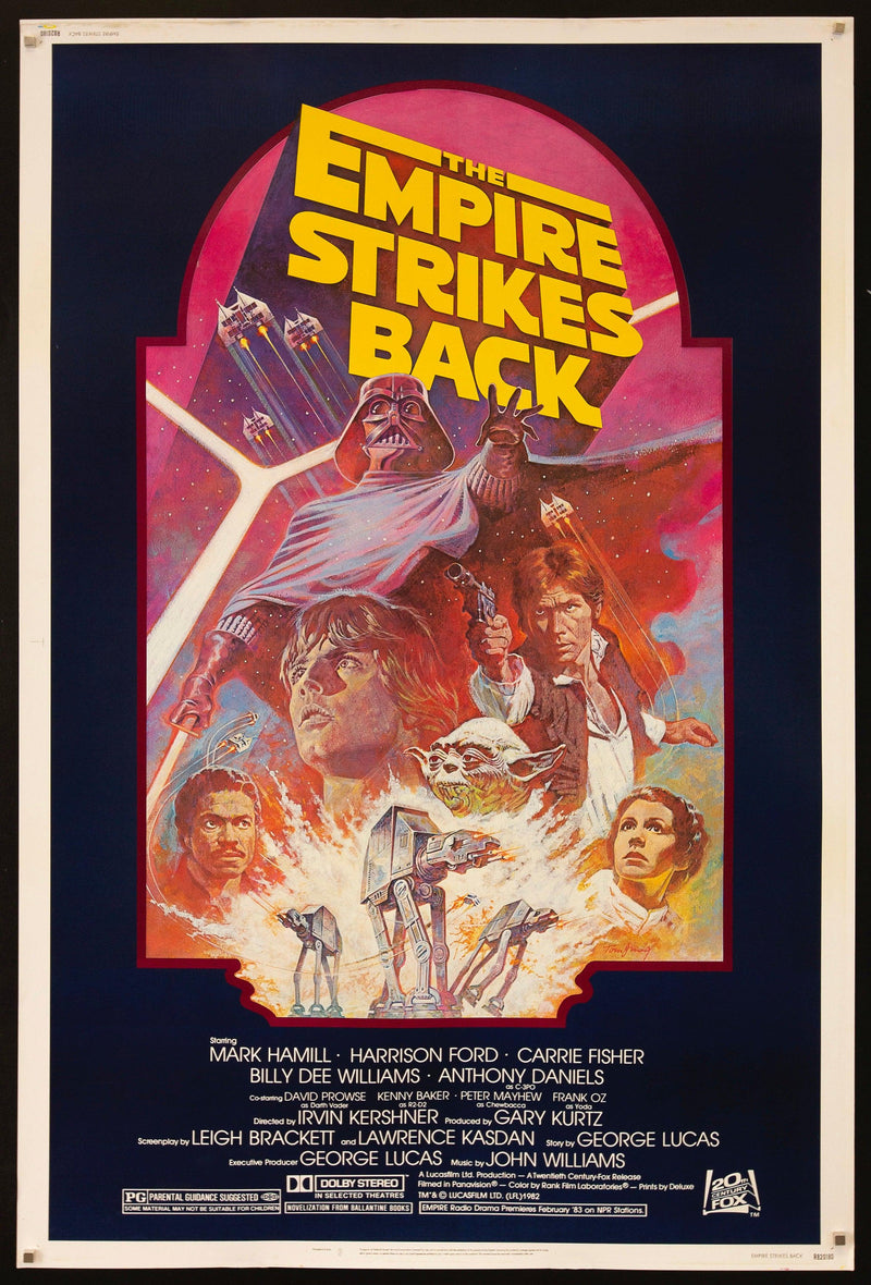 The Empire Strikes Back 40x60 Original Vintage Movie Poster