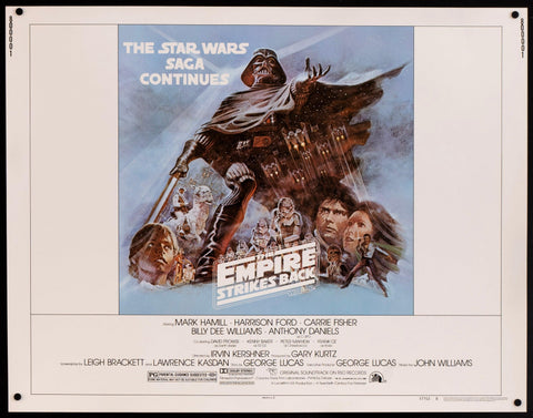 The Empire Strikes Back Movie Poster 1980 Half Sheet (22x28) - Film Art 