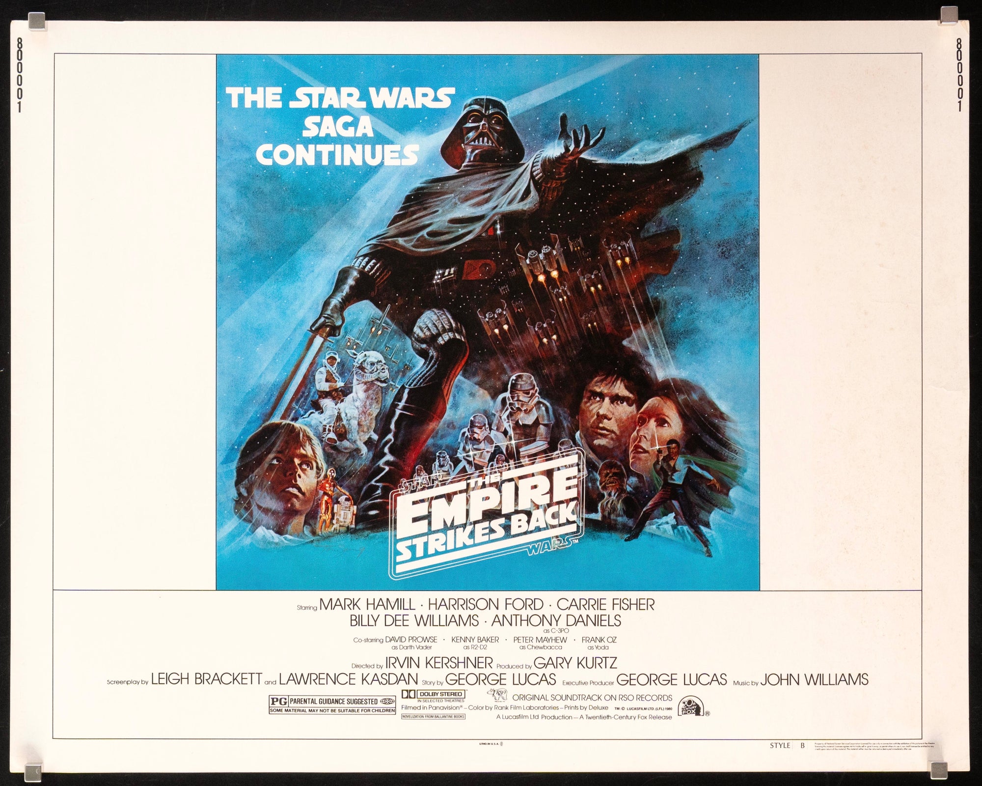 The Empire Strikes Back Original Vintage Movie Poster