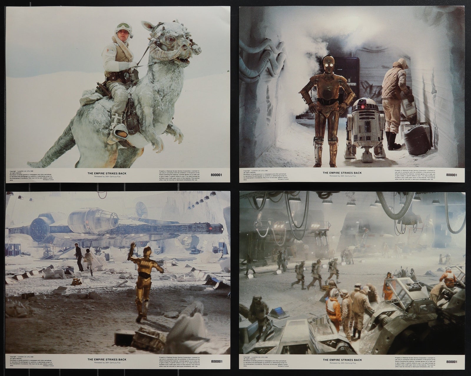 Vintage Star newest Wars Movie Lobby Card Bundle The Empire Strikes Back Original 1980 film 16x20