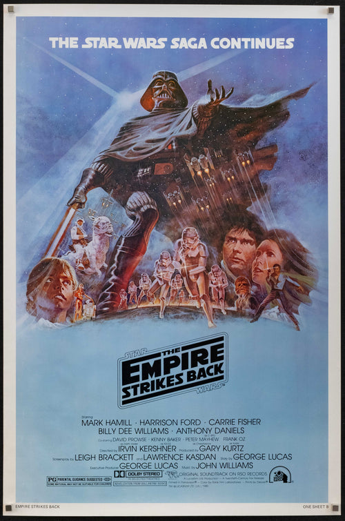 The Empire Strikes Back Original Vintage Movie Poster