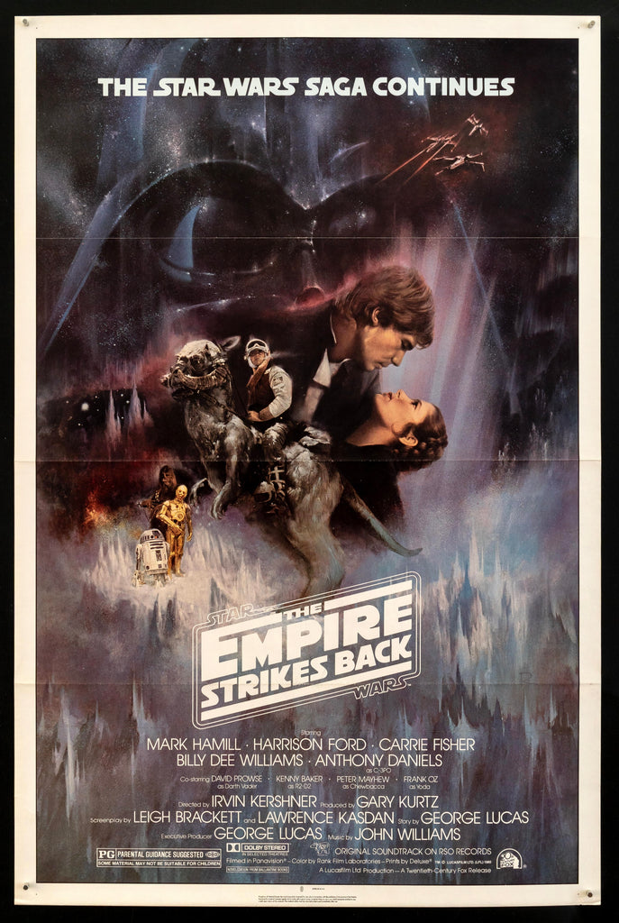 The Empire Strikes Back Original Vintage Movie Poster
