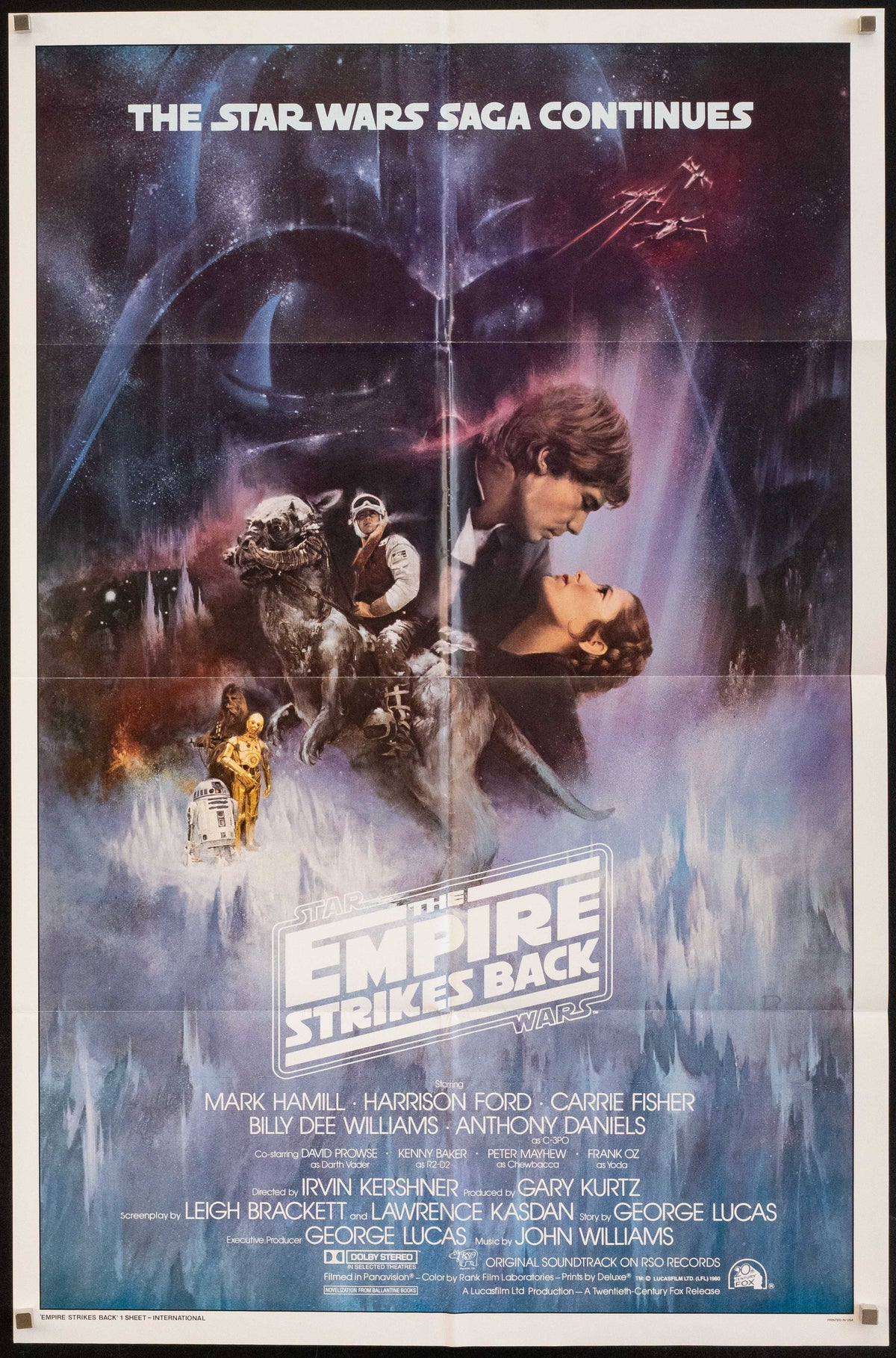 The Empire Strikes Back Original Vintage Movie Poster