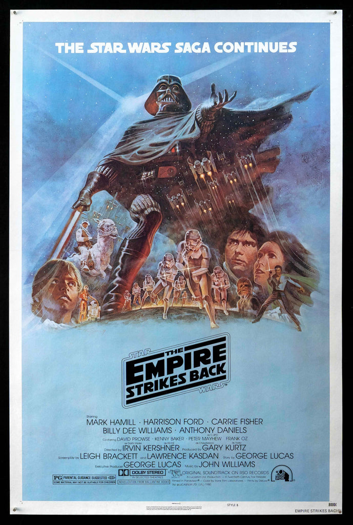 The Empire Strikes Back Original Vintage Movie Poster