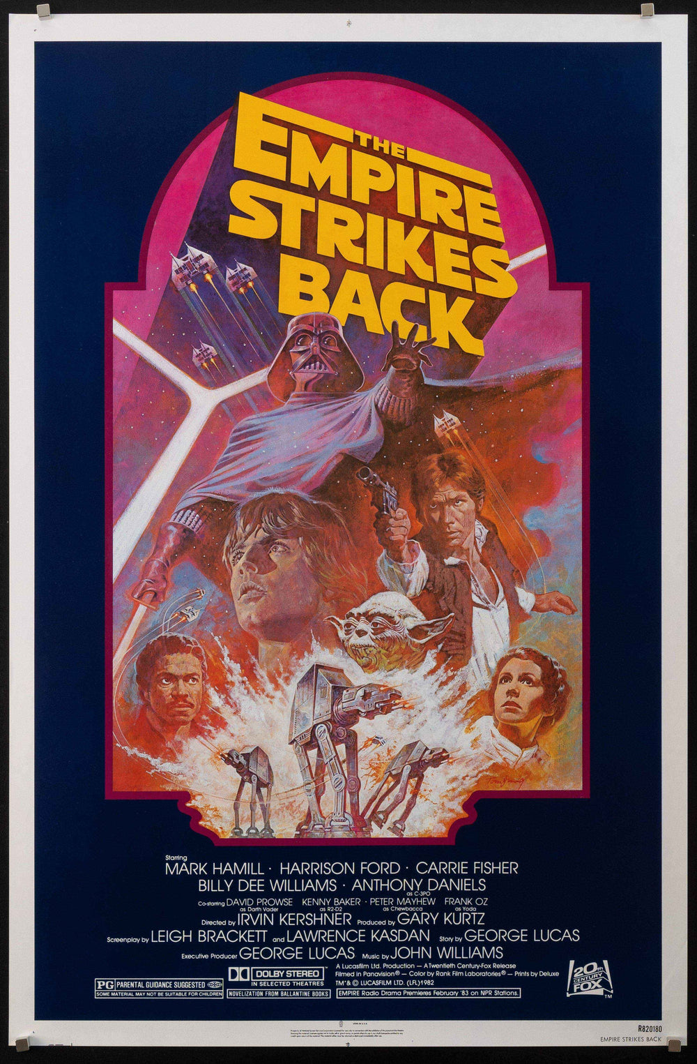 The Empire Strikes Back Original Vintage Movie Poster