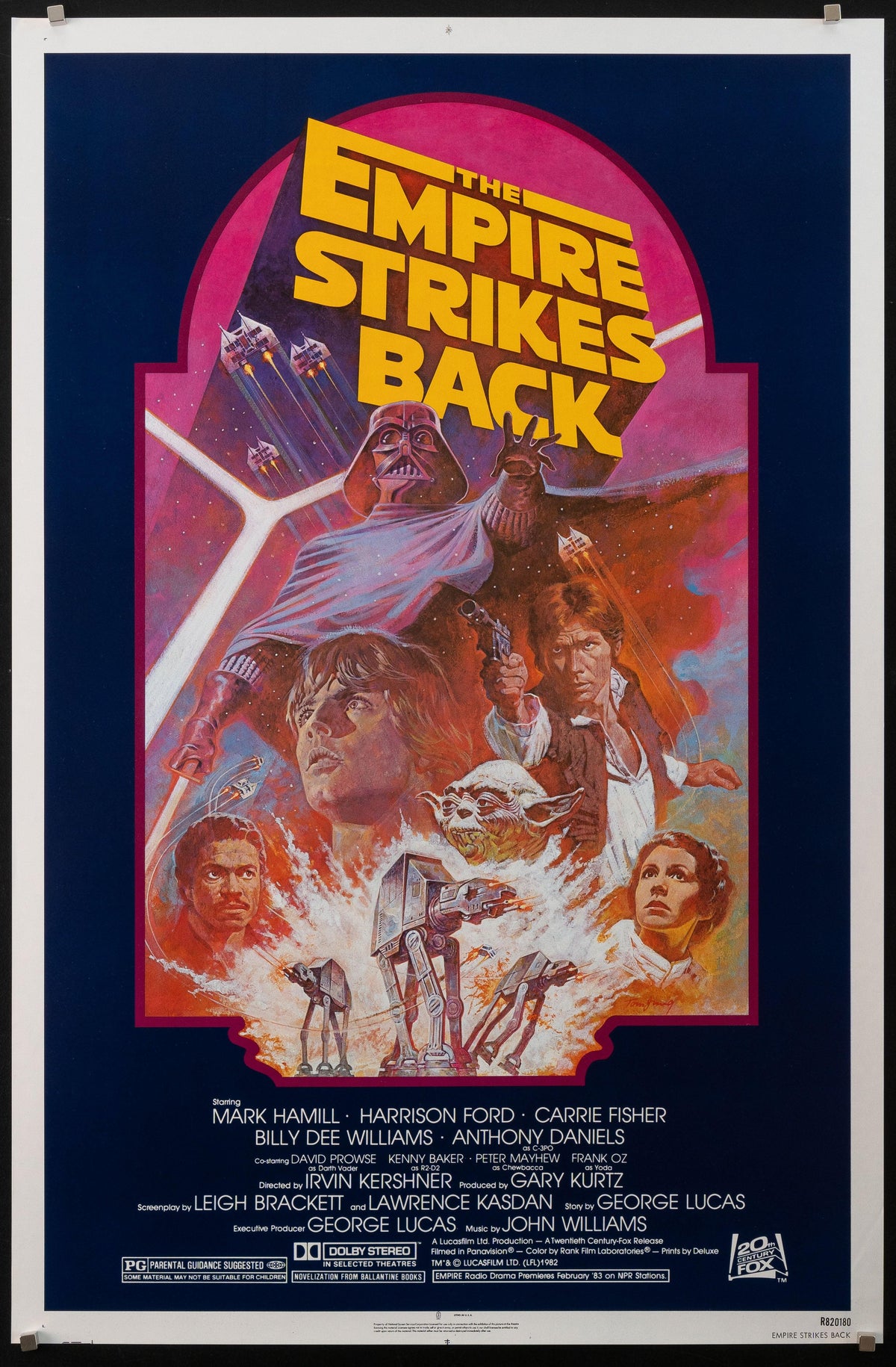 The Empire Strikes Back Original Vintage Movie Poster