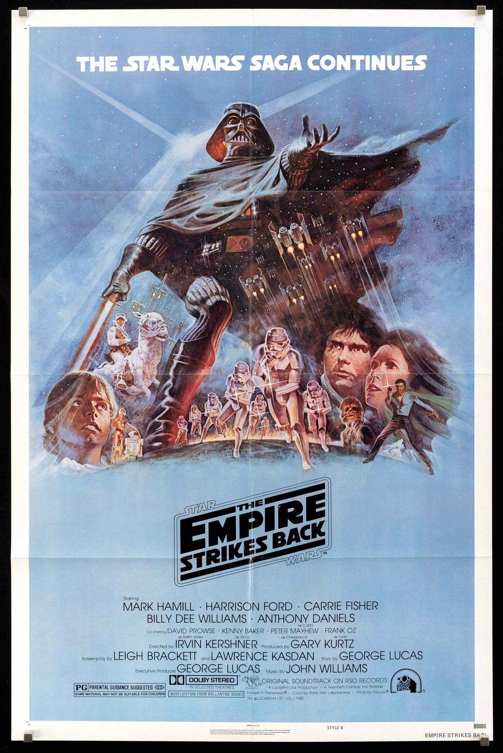 The Empire Strikes Back Original Vintage Movie Poster