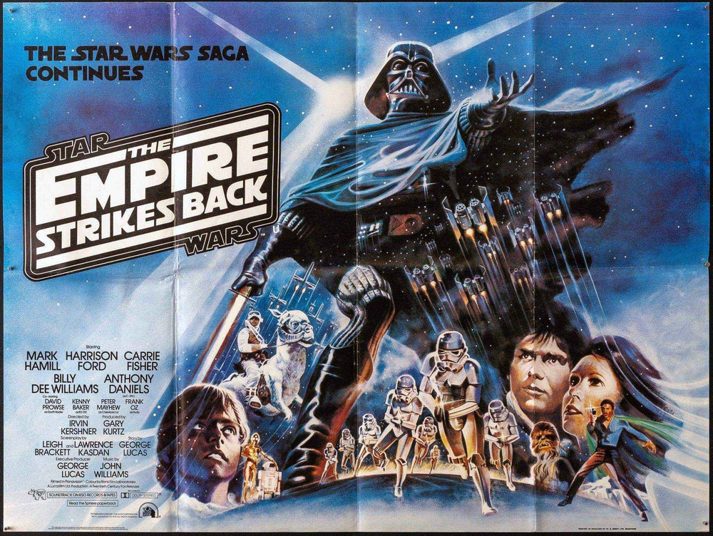 The Empire Strikes Back Original Vintage Movie Poster