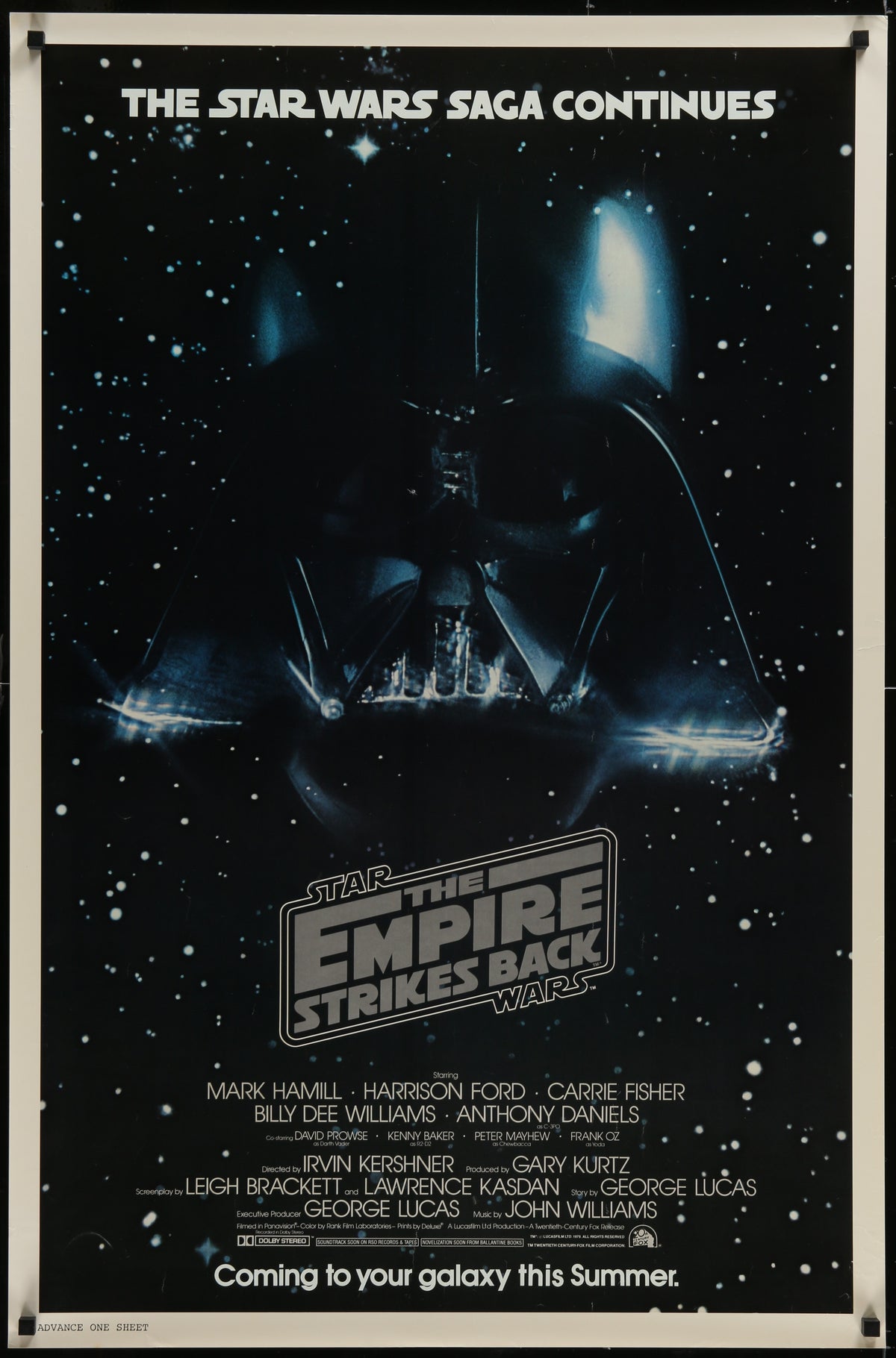 The Empire Strikes Back Original Vintage Movie Poster