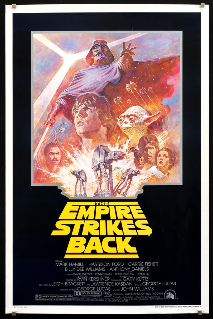 The Empire Strikes Back Original Vintage Movie Poster