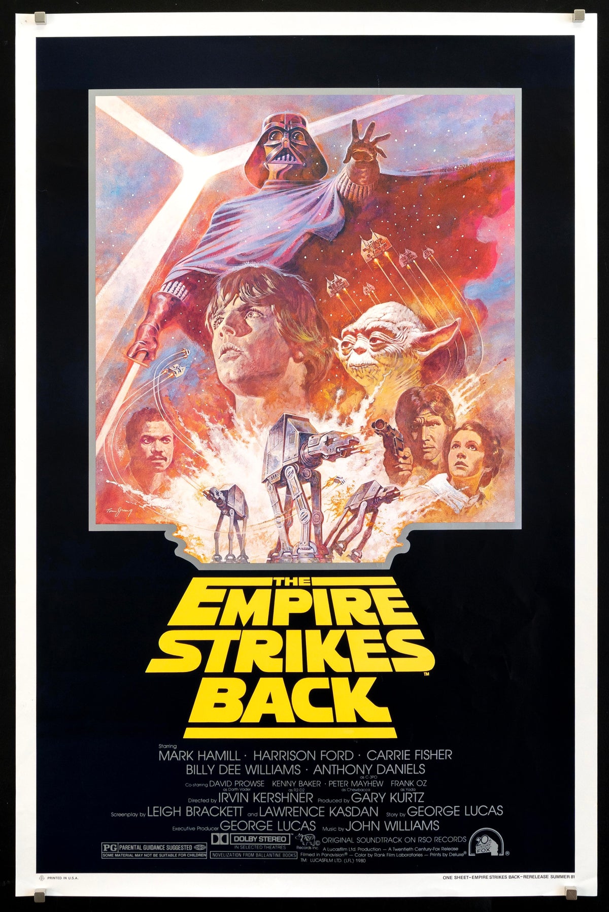 The Empire Strikes Back Original Vintage Movie Poster