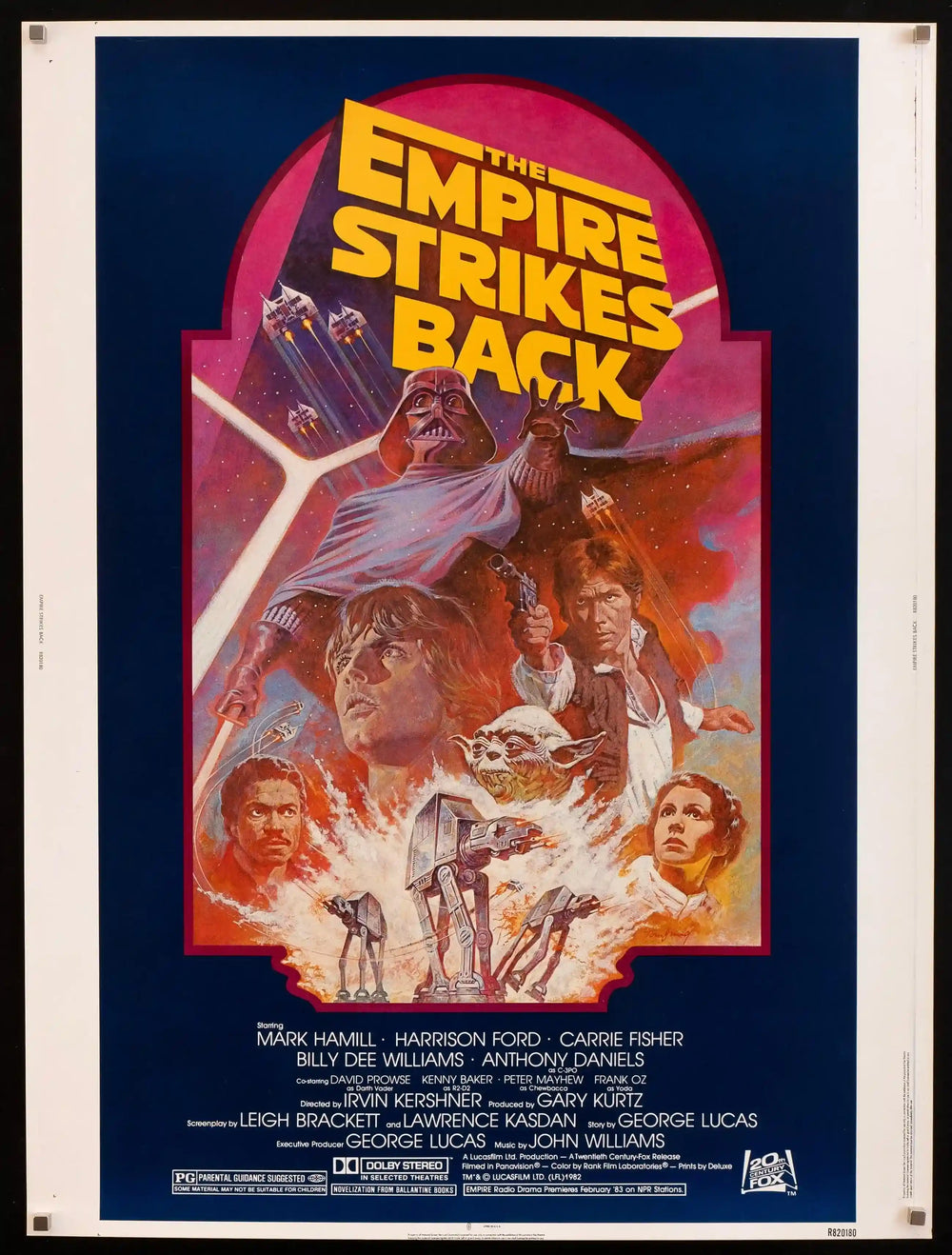 The Empire Strikes Back Original Vintage Movie Poster