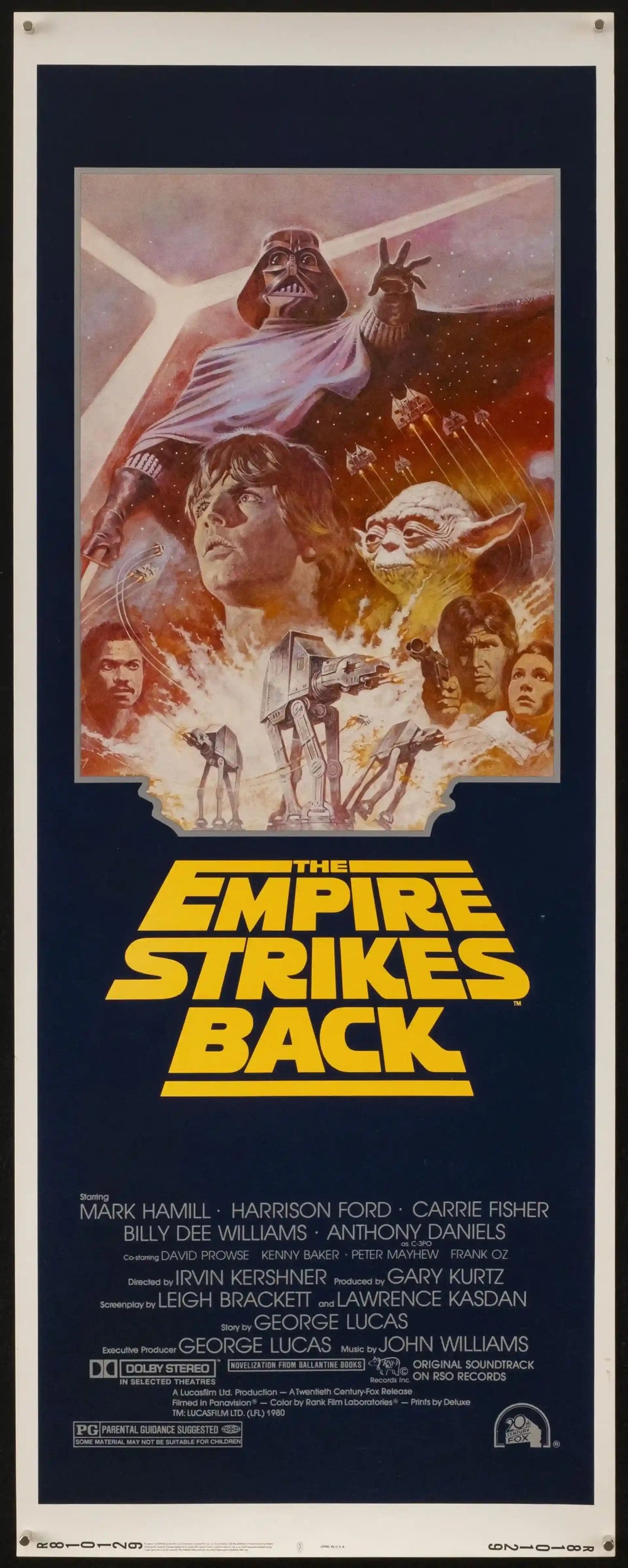 The Empire Strikes Back Original Vintage Movie Poster