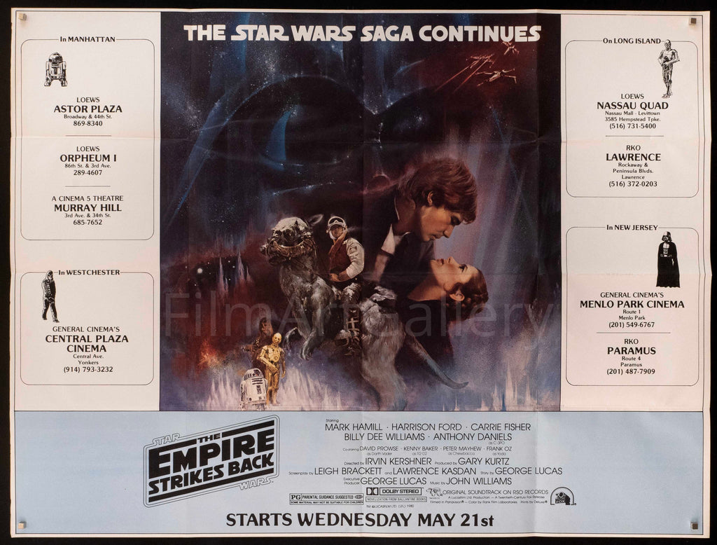The Empire Strikes Back Original Vintage Movie Poster