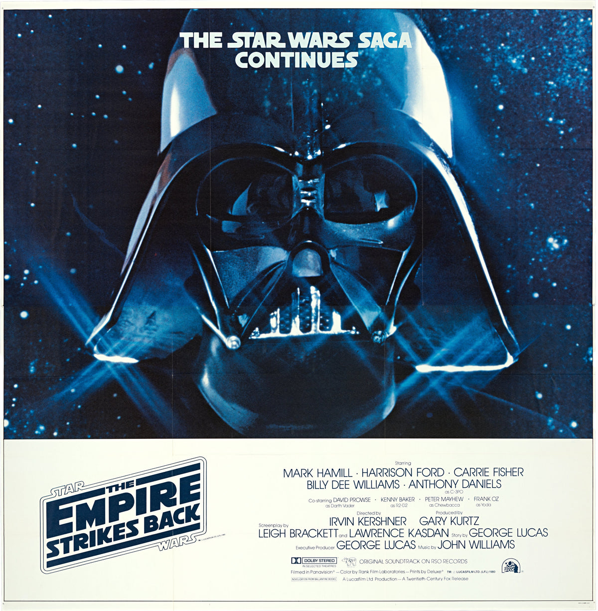 The Empire Strikes Back Original Vintage Movie Poster