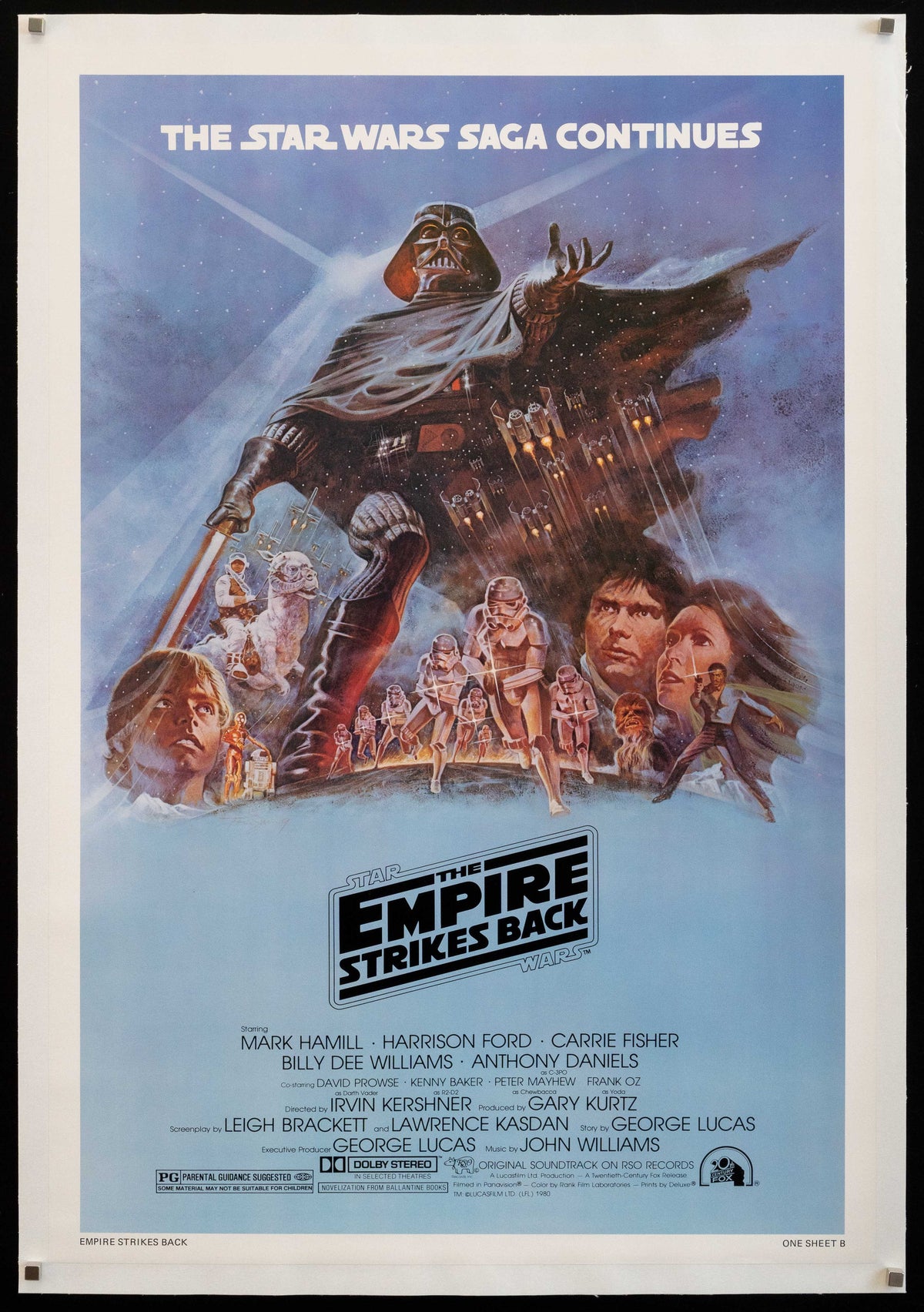 The Empire Strikes Back Original Vintage Movie Poster