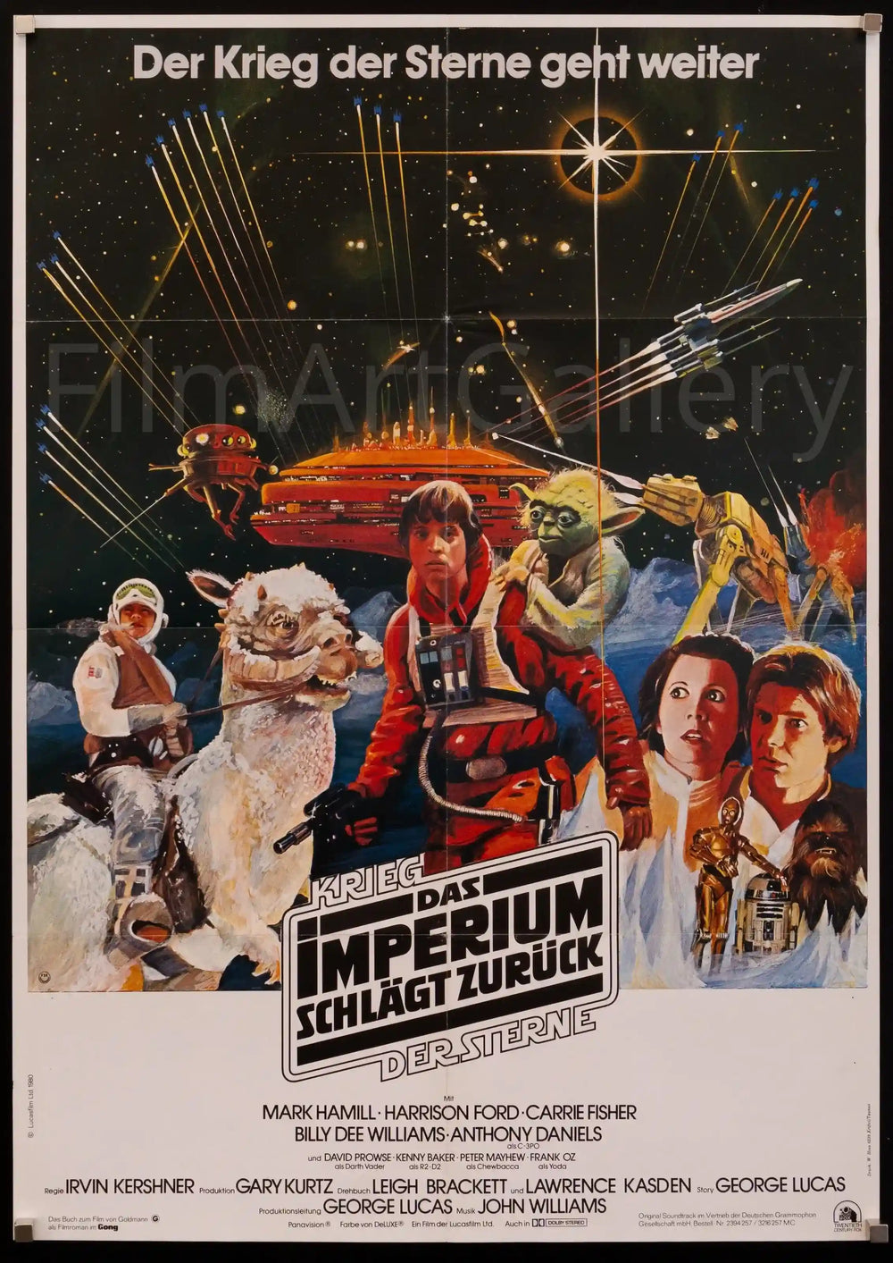 The Empire Strikes Back Original Vintage Movie Poster