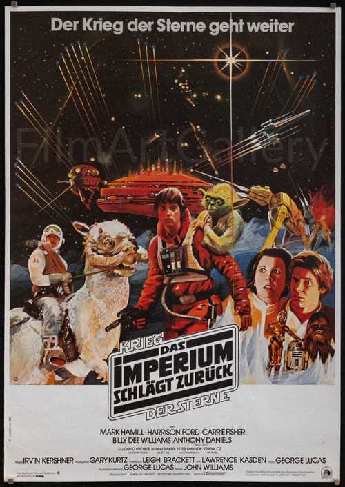 The Empire Strikes Back Original Vintage Movie Poster