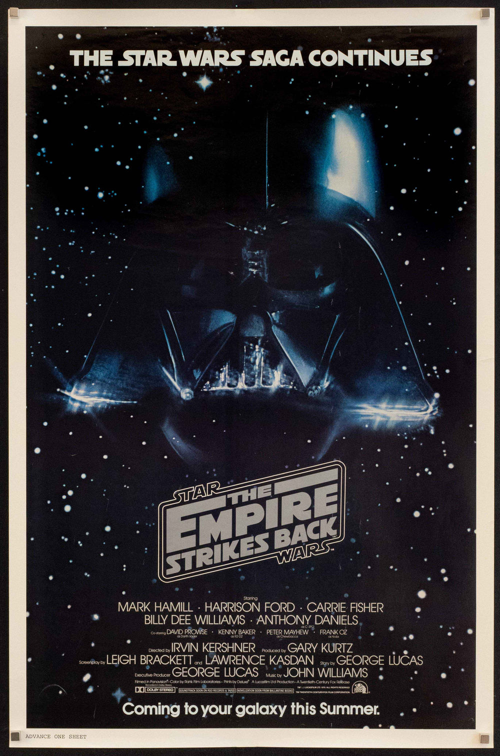 The Empire Strikes Back Original Vintage Movie Poster