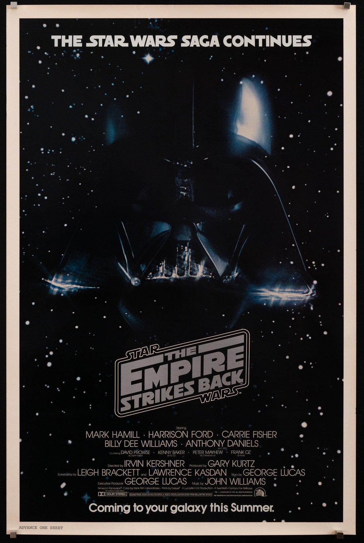 The Empire Strikes Back Original Vintage Movie Poster