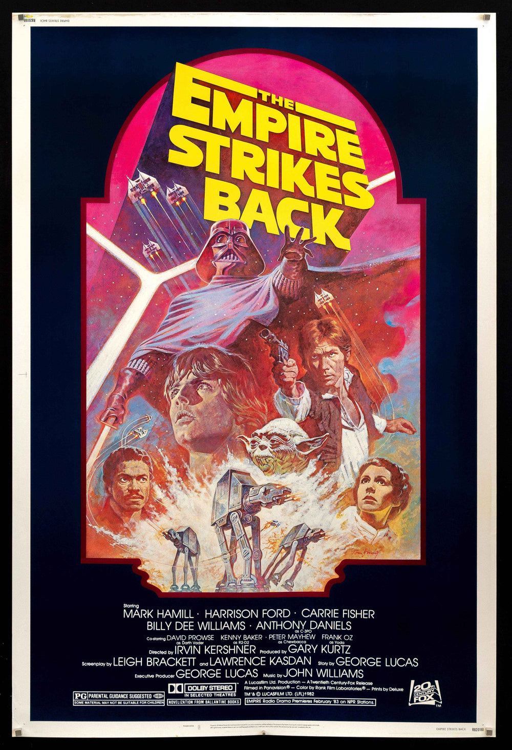 The Empire Strikes Back Original Vintage Movie Poster