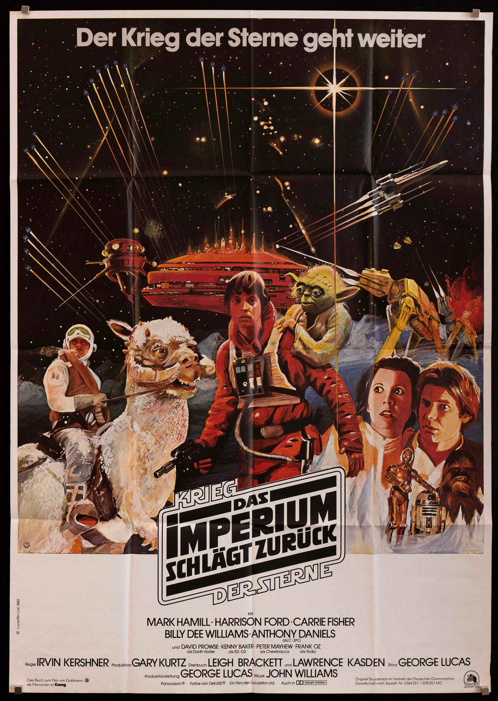 The Empire Strikes Back Original Vintage Movie Poster