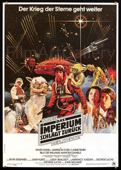 The Empire Strikes Back Original Vintage Movie Poster