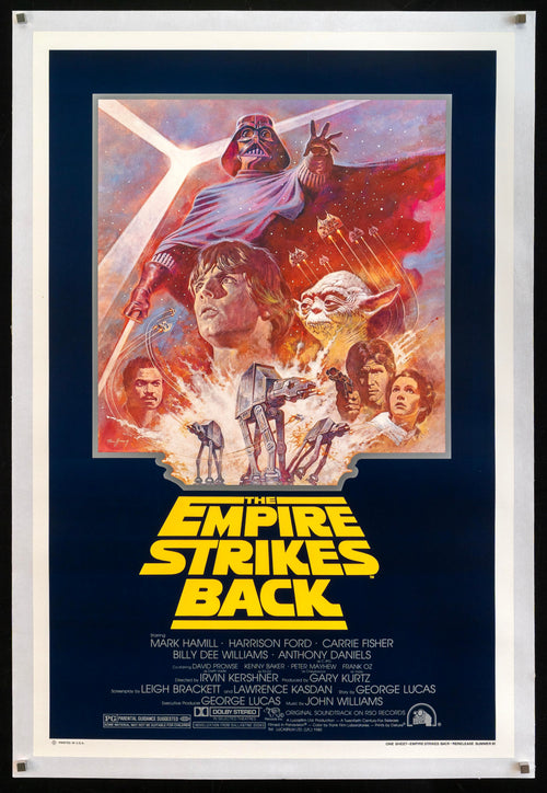 The Empire Strikes Back Original Vintage Movie Poster