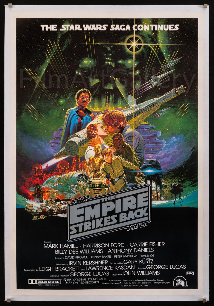 The Empire Strikes Back Original Vintage Movie Poster