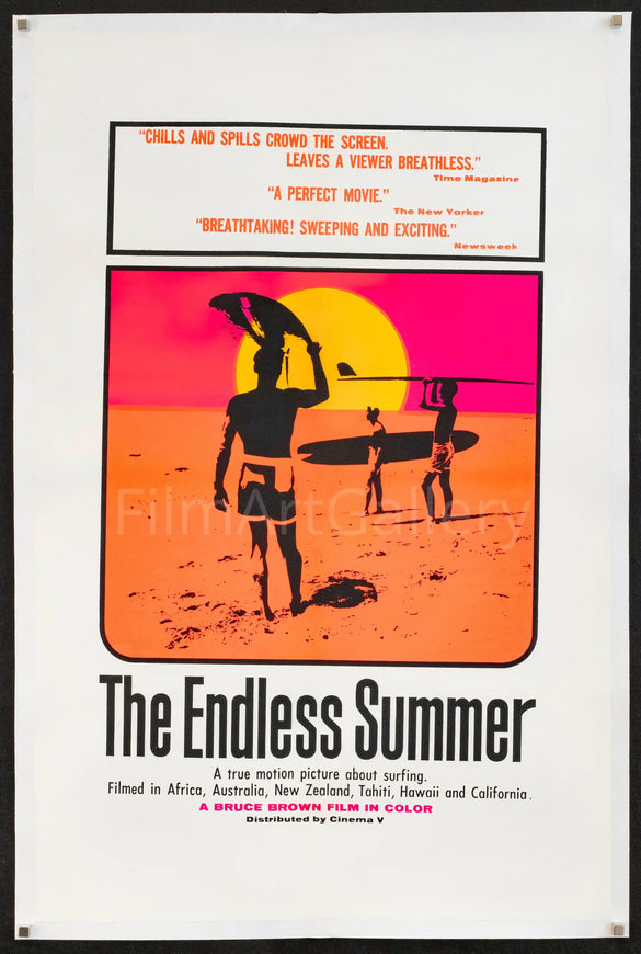 The Endless Summer Original Vintage Movie Poster