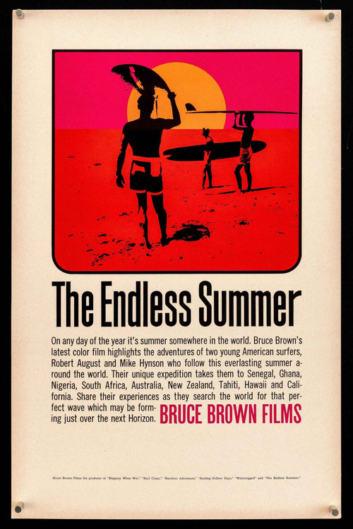 The Endless Summer Original Vintage Movie Poster