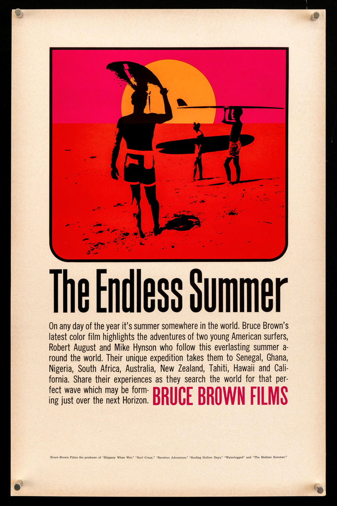 The Endless Summer Original Vintage Movie Poster