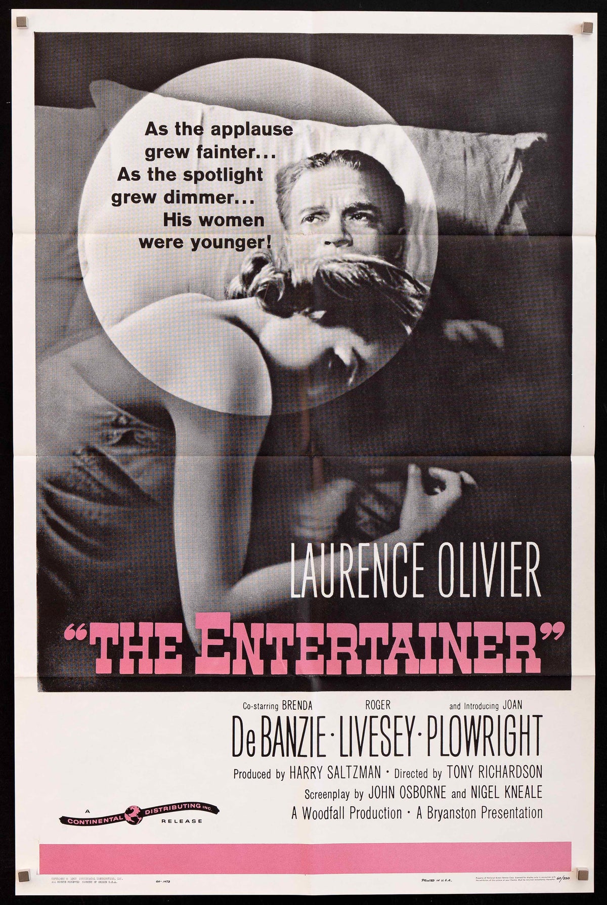 The Entertainer Original Vintage Movie Poster