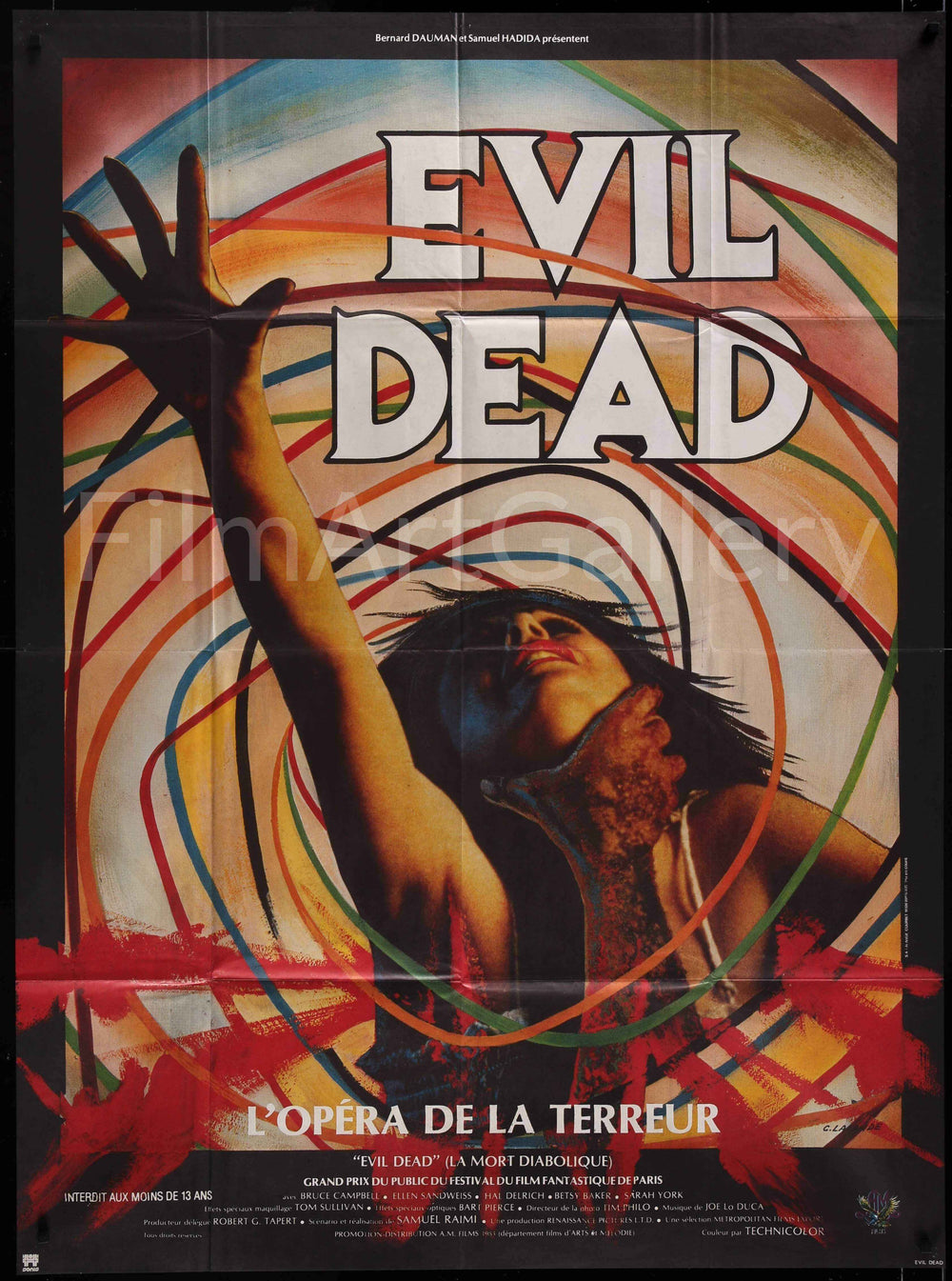 The Evil Dead Original Vintage Movie Poster