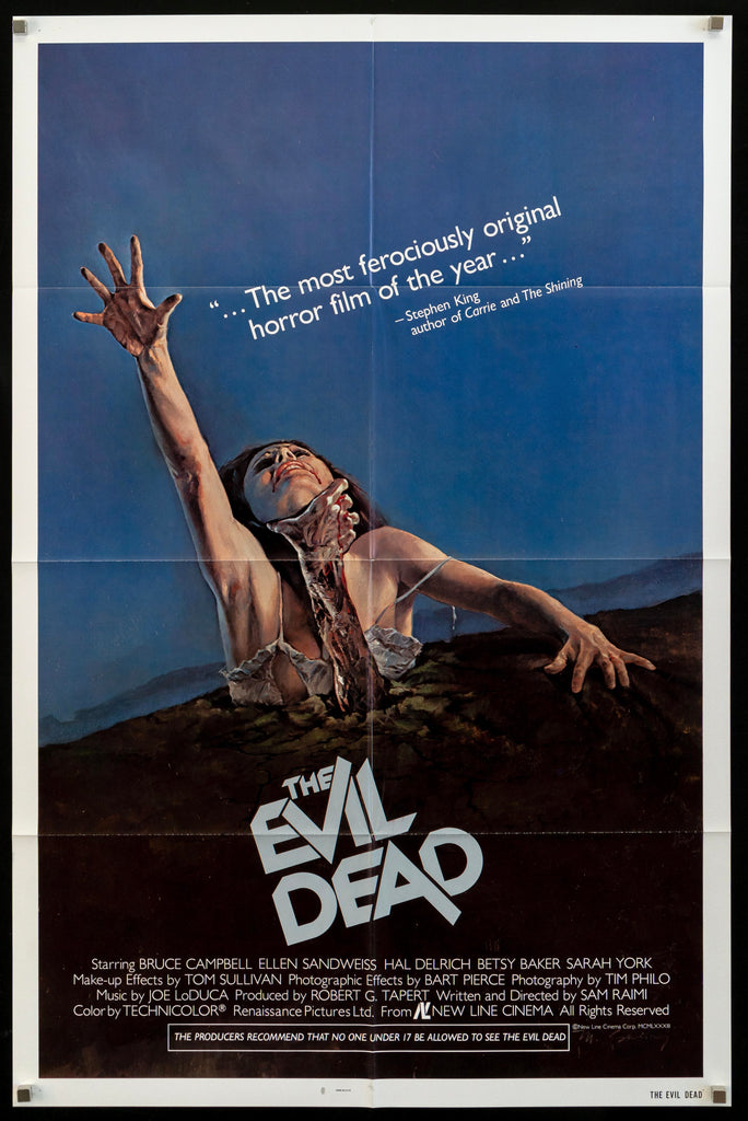 The Evil Dead Original Vintage Movie Poster