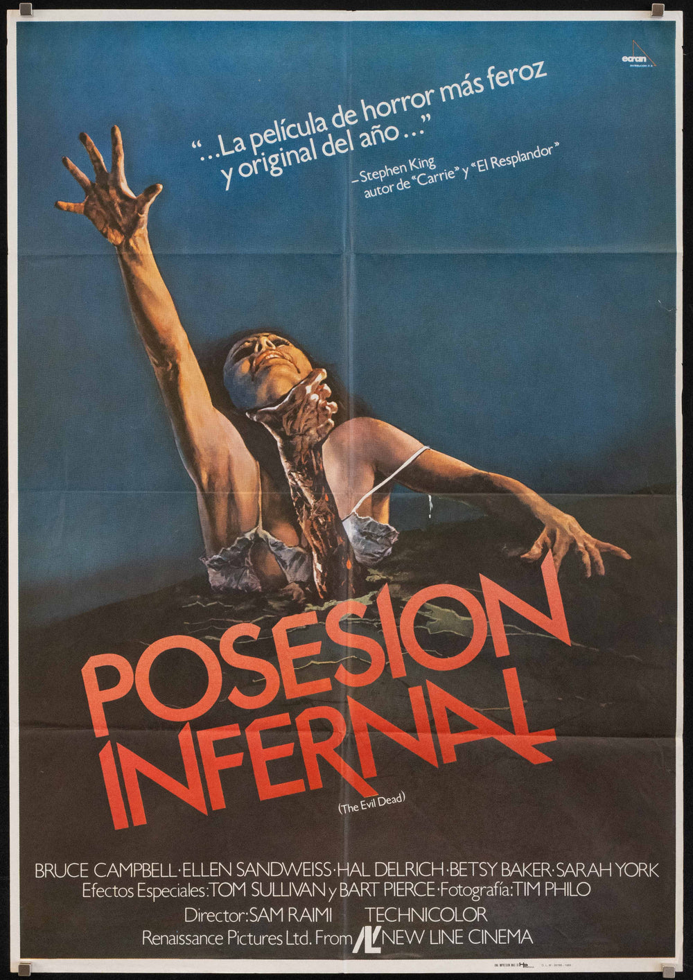 The Evil Dead Original Vintage Movie Poster
