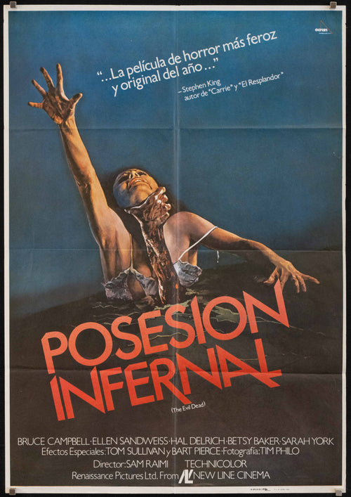 The Evil Dead Original Vintage Movie Poster