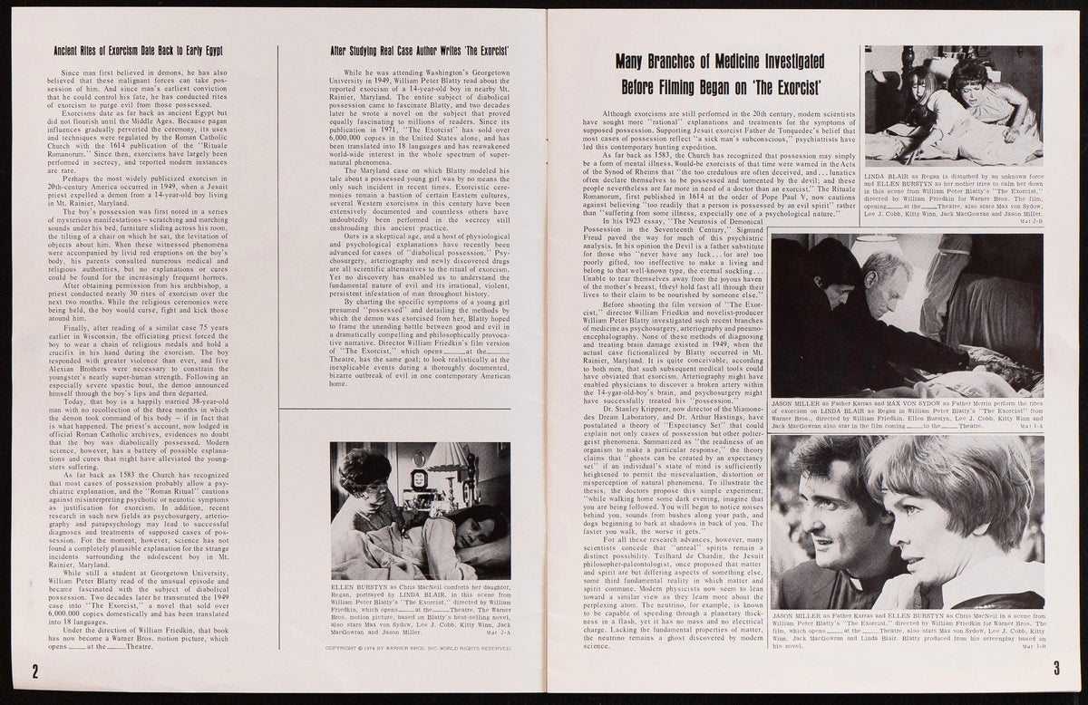 The Exorcist Original Vintage Movie Poster